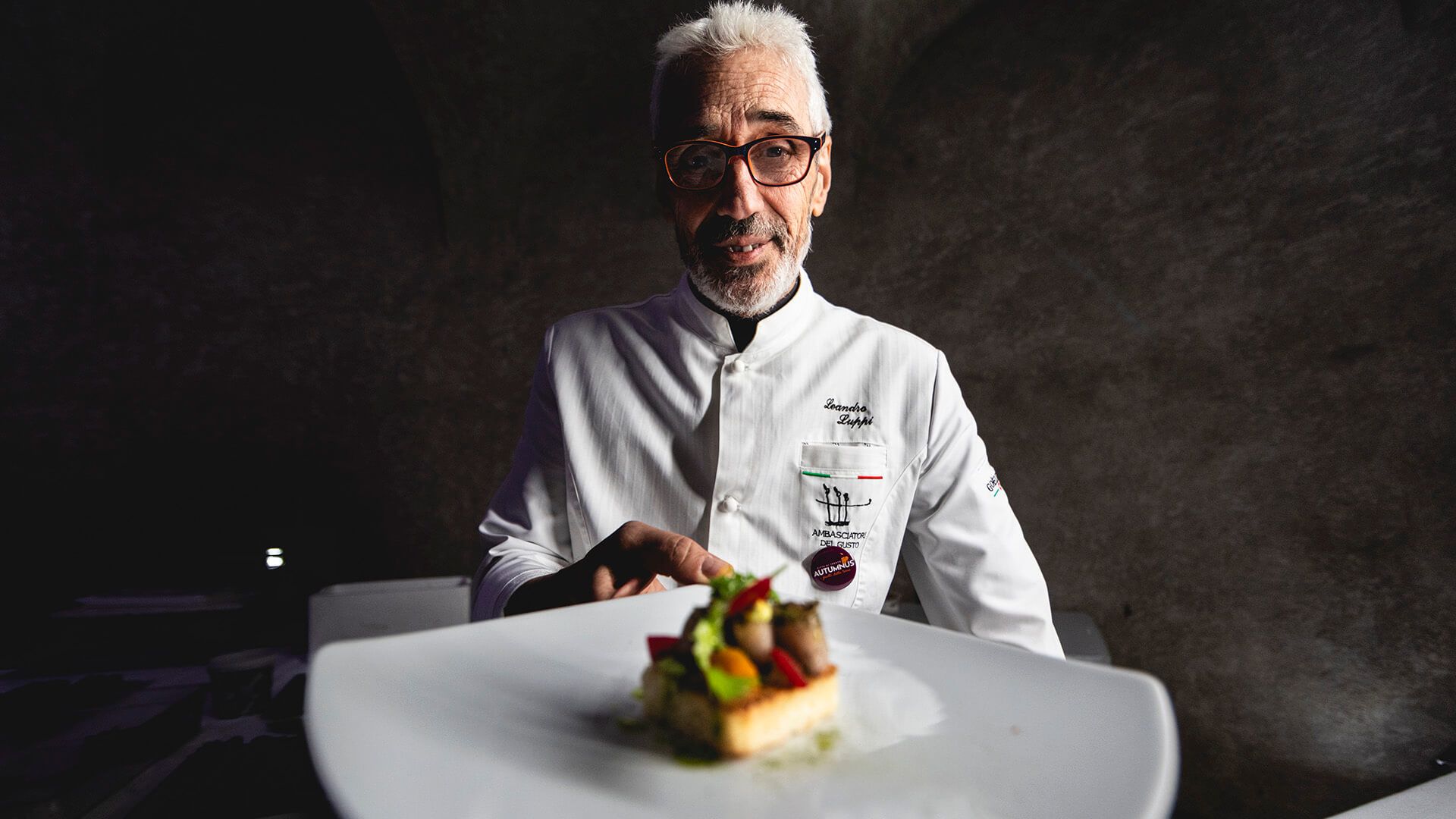 chef luppi piatto stelle castello