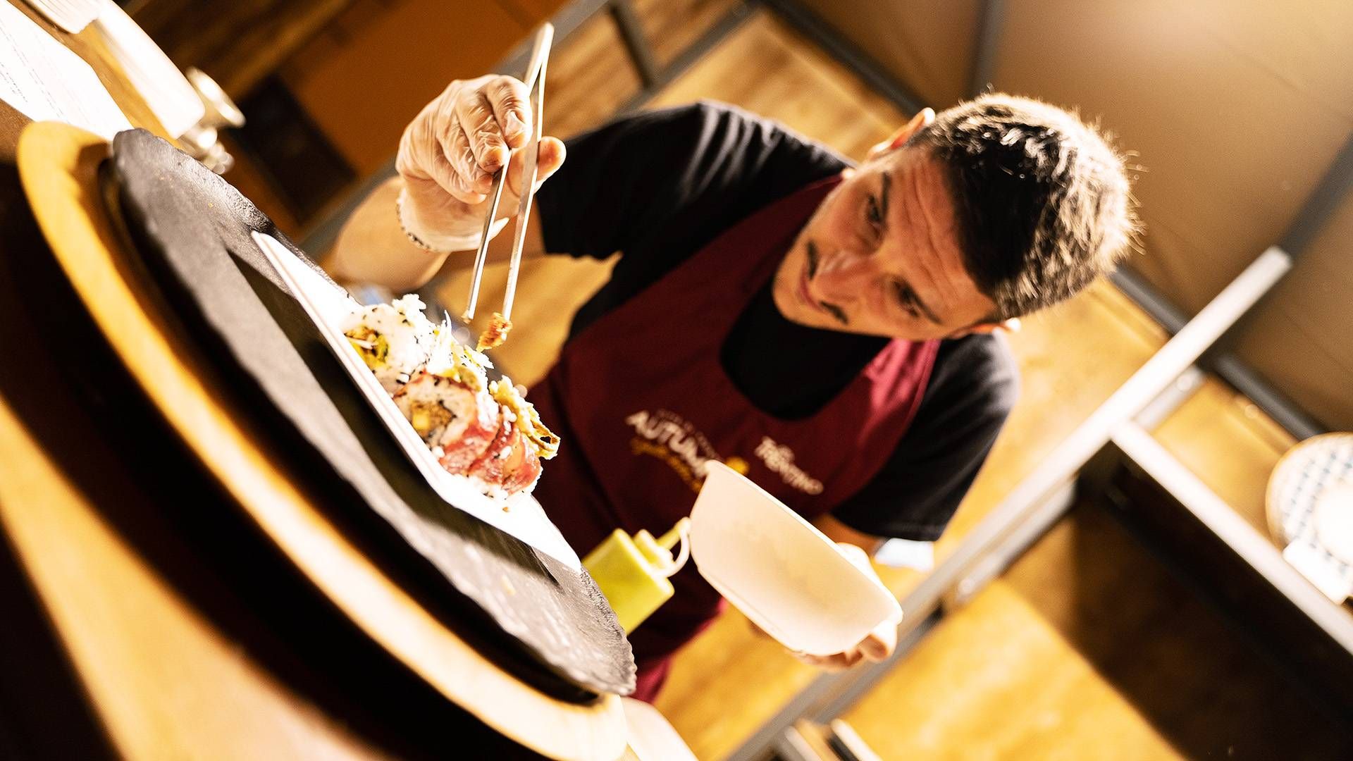 chef preparazione piatti trento